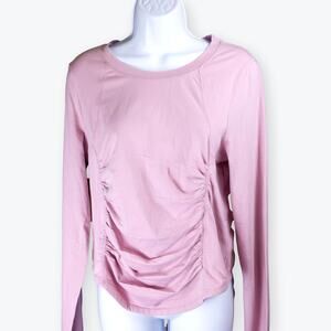 Daily Practice Pink Long Sleeve Knit Top L NWT